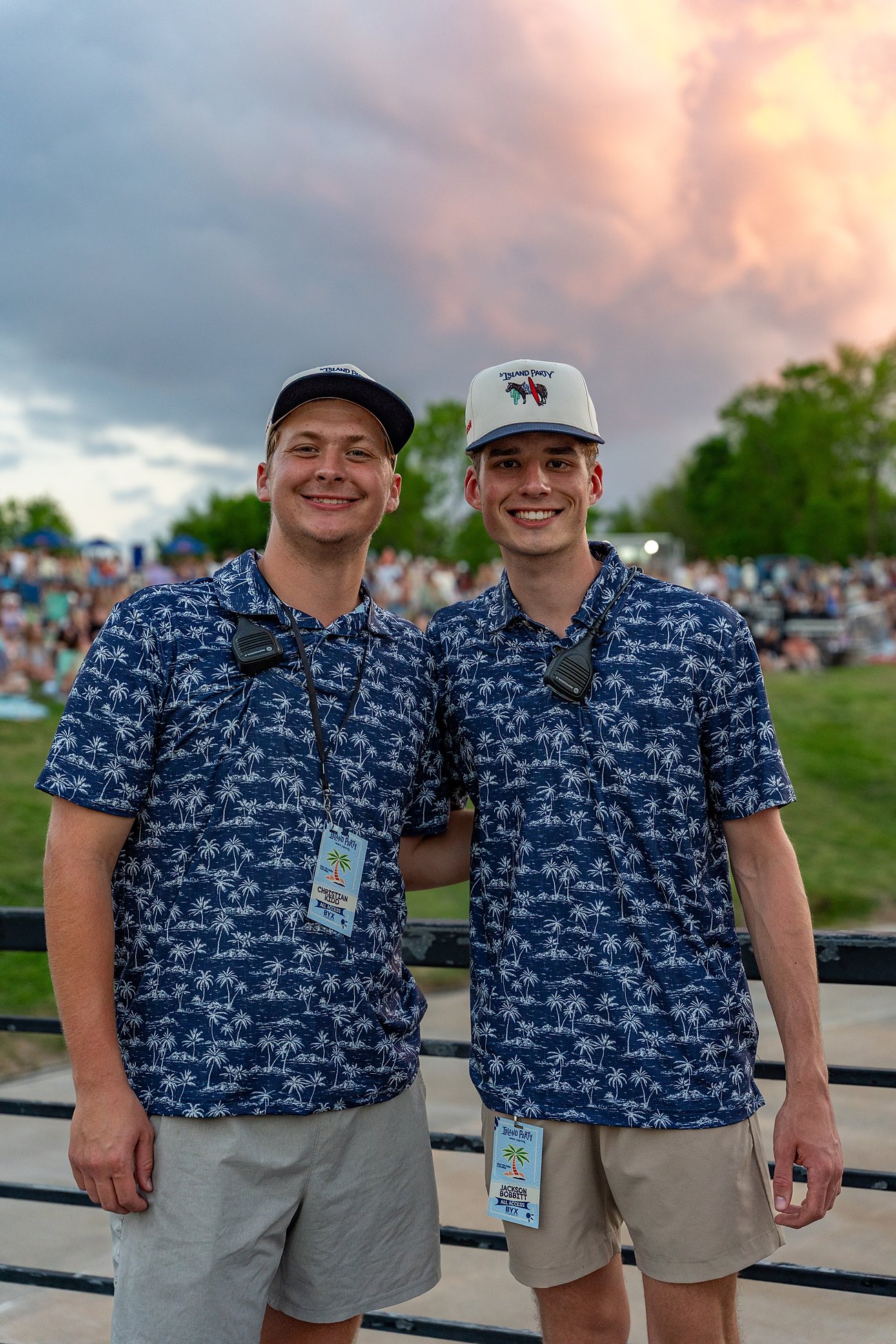 Christian Kidd and Jackson Bobbitt on site